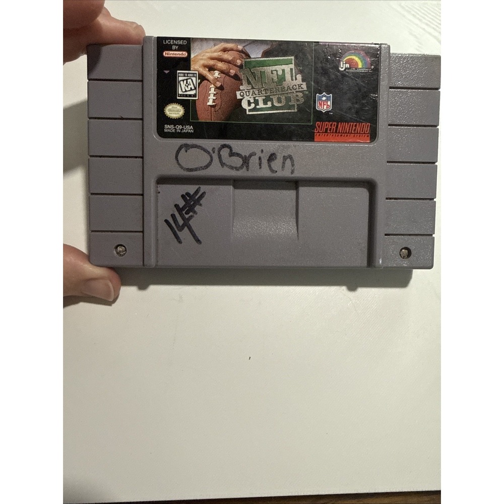 NFL Quarterback Club (Super Nintendo Entertainment System, 1994) SNES Cart Only